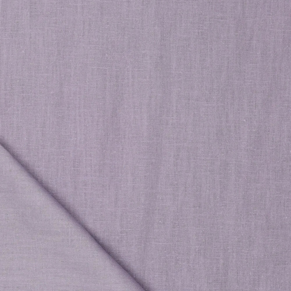 100% Softened Linen Fabric - Smoky Lilac 165 g/m²