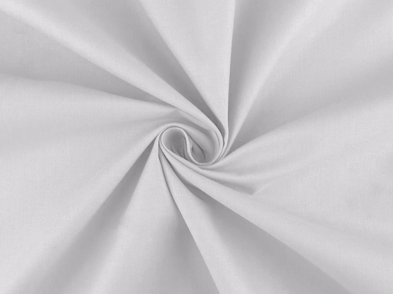 100% Cotton fabric - light grey 125 g/m²