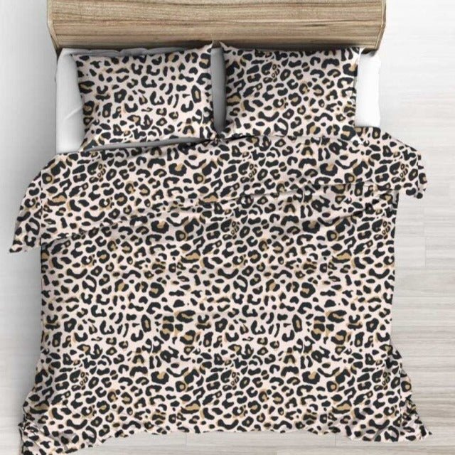 100% Cotton fabric - leopard print 220cm 125 g/m²