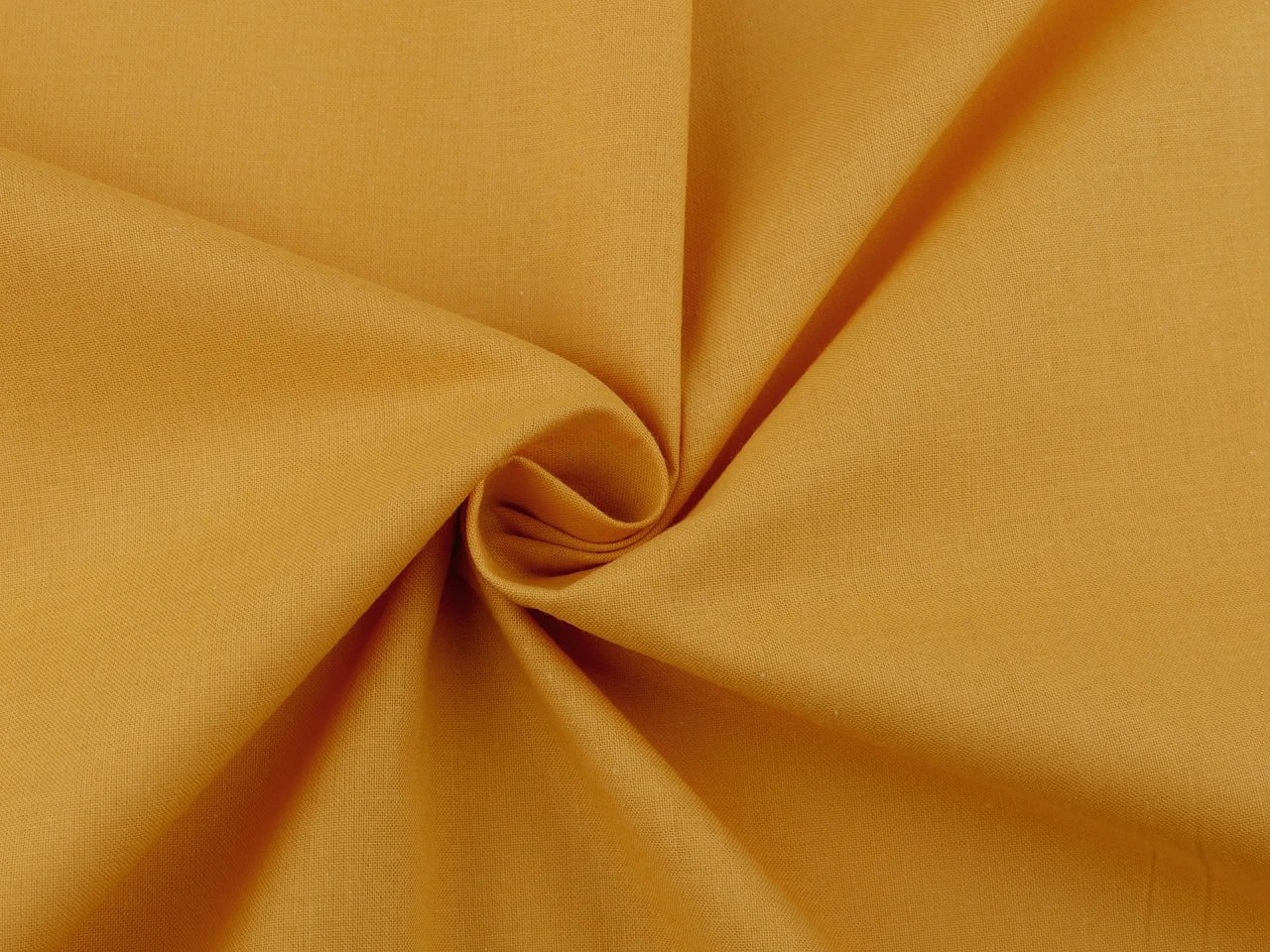 Tissu 100 % coton - moutarde 125 g/m²