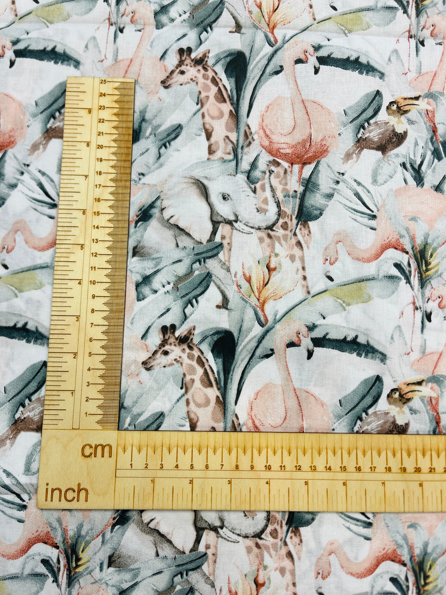 100% Cotton fabric - tropics 125 g/m²