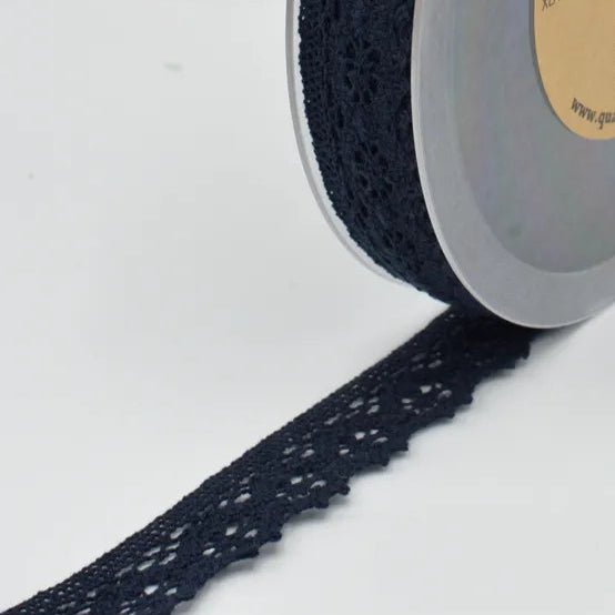 alt
100% dentelle de coton - 3 cm bleu marine