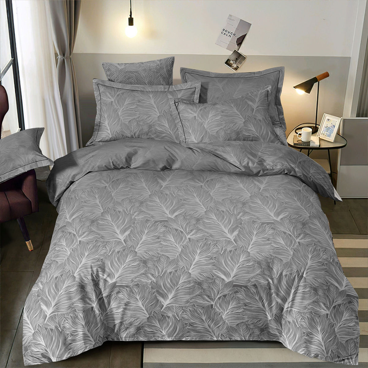 Image de satin de coton 100 %, motif duvet, 220 cm – disponible en ligne chez Šarlotes audumi