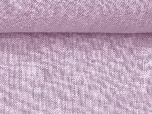 100% Softened linen, light lavender 205 g/m²