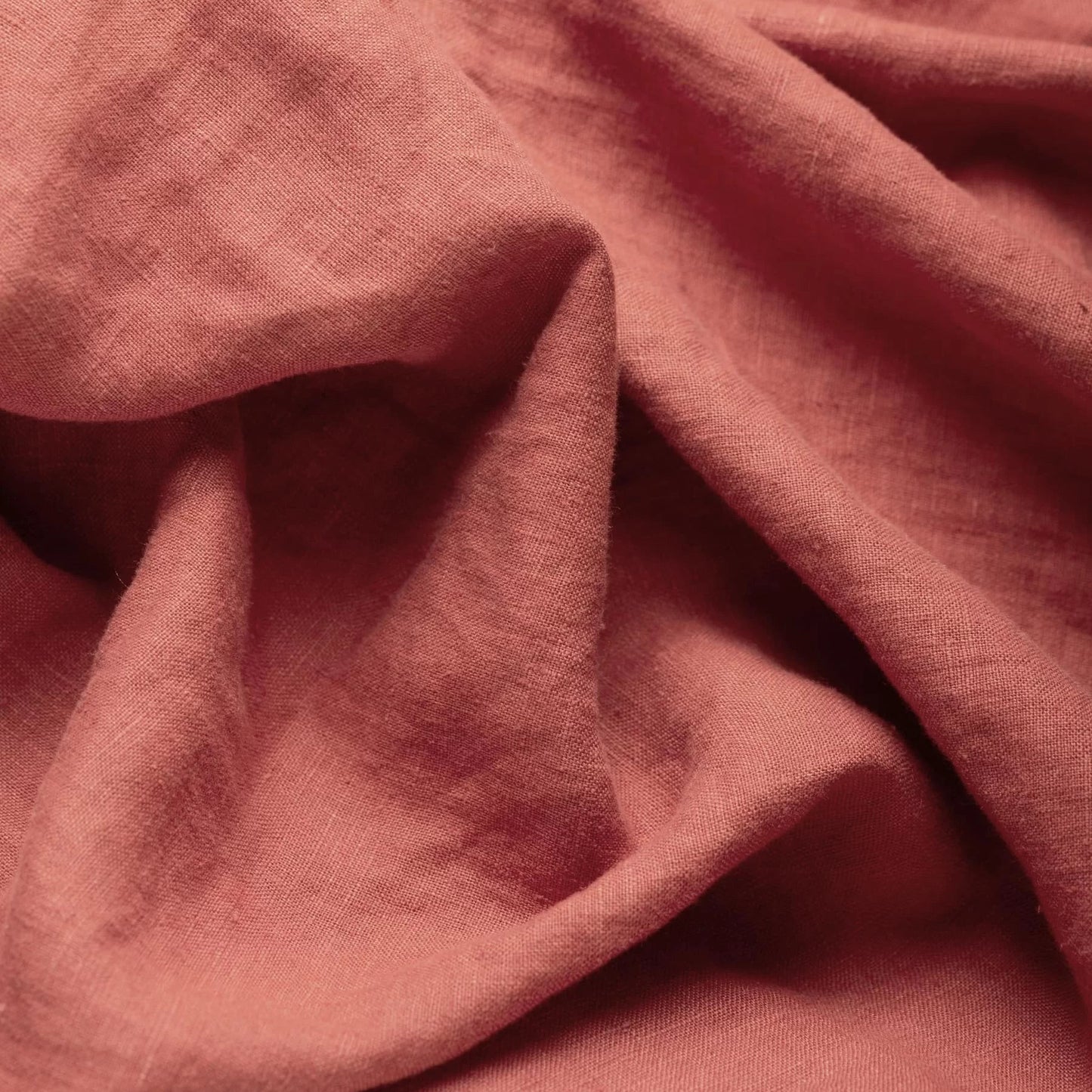 100 % lin lavé - argile rouge 165 g/m²