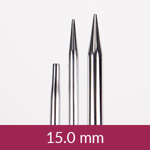 DROPS Pro Classic Messing Rundstricknadelspitzen, austauschbar 12 cm | 3.0 mm - 10.0 mm