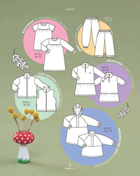 Burda Kids 02/2026 – magazine de couture pour enfants avec patrons, en allemand