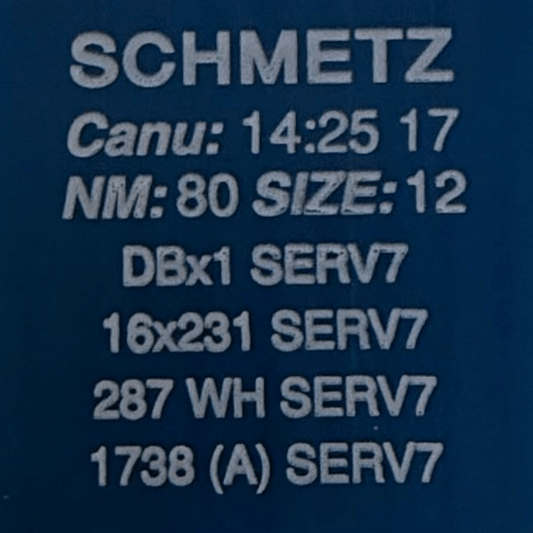 Needles for industrial sewing machines SCHMETZ DBx1 SERV 7 – universal (10 pcs)