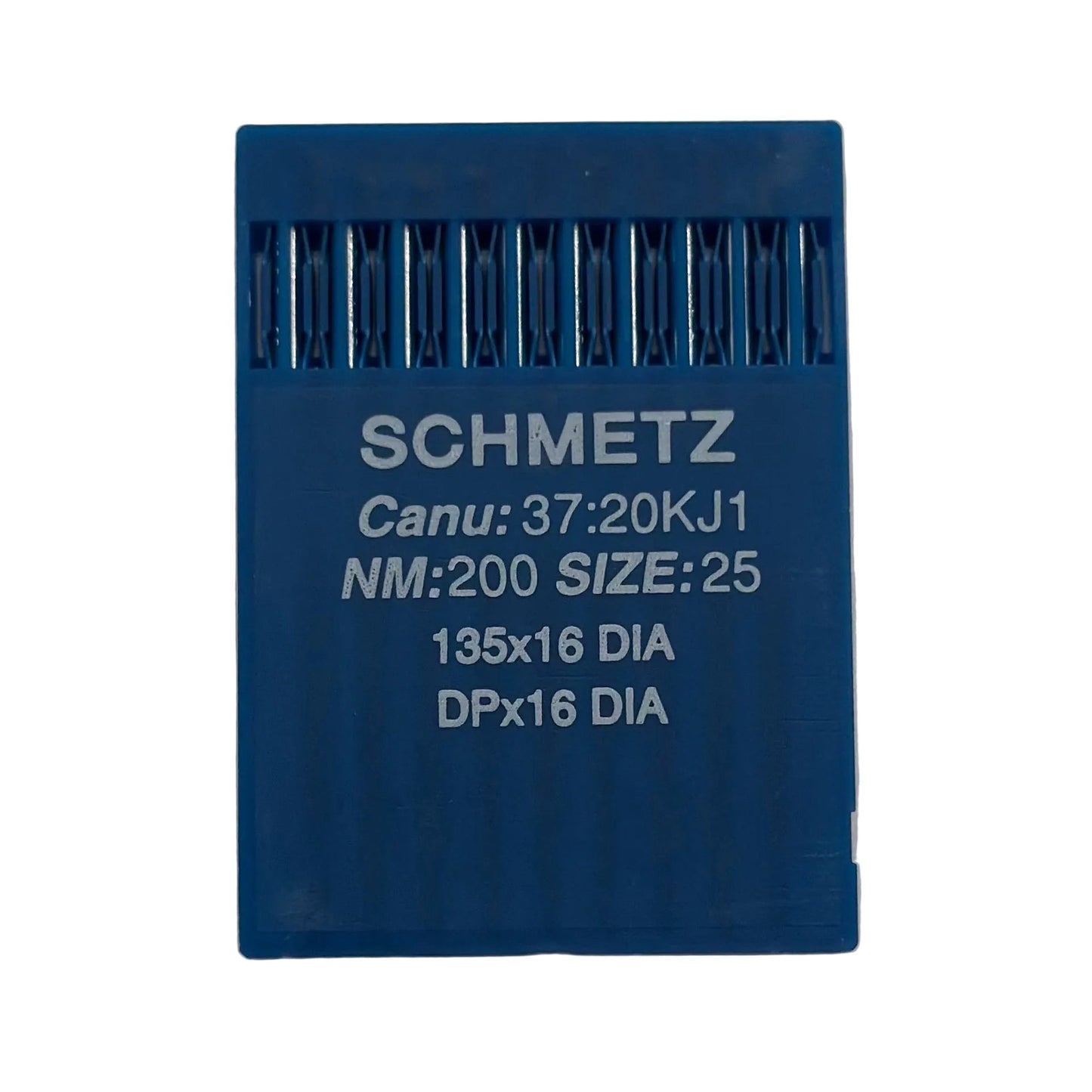 Image des aiguilles pour machines à coudre industrielles SCHMETZ DPx17 DI pour cuir (10 pcs) – disponible chez Šarlotes audumi
