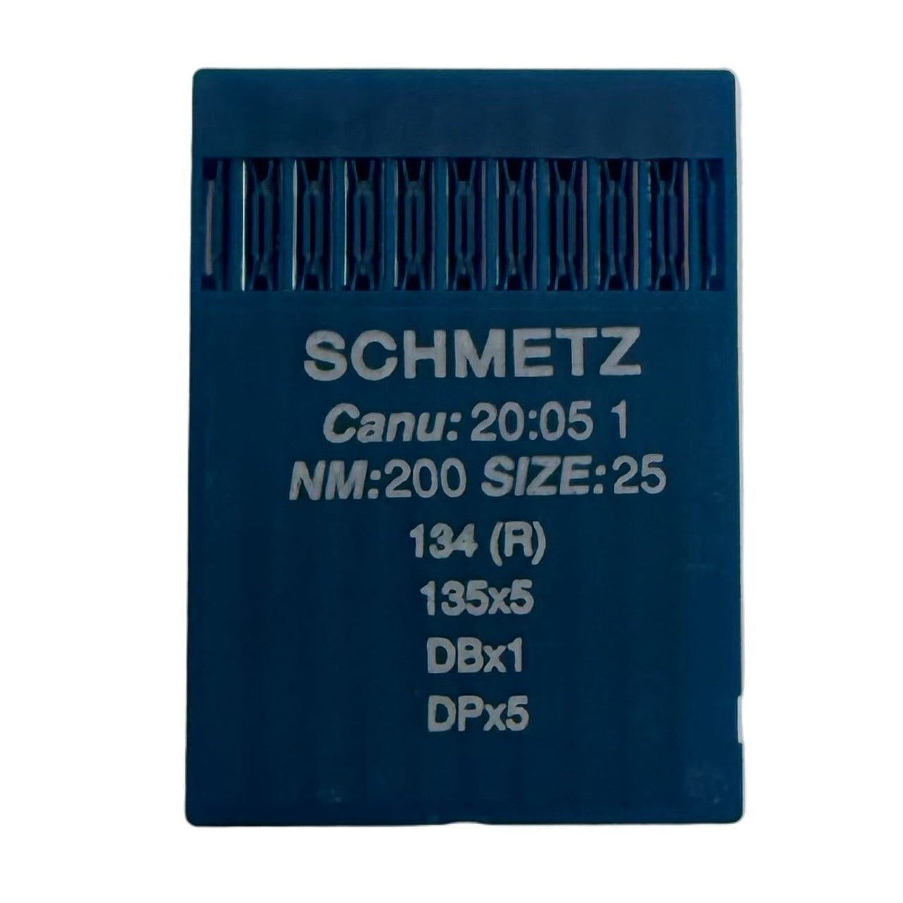 Image avec aiguilles pour machines à coudre industrielles SCHMETZ DPx5 - universelles (10 pcs) – disponible chez Šarlotes audumi