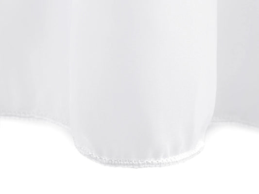 Tissu de rideau en tulle avec fil de plomb | 276 cm de large | blanc ou crème