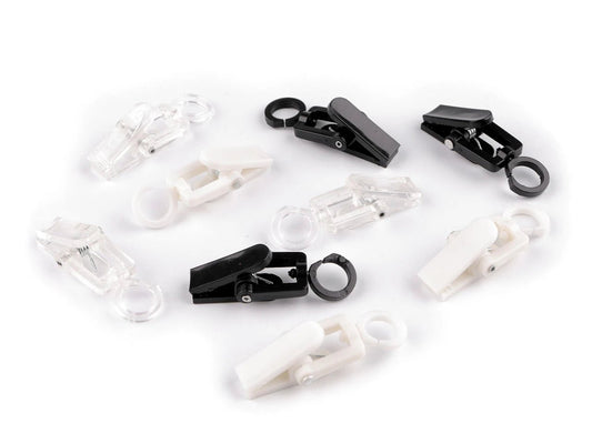 Curtain hooks (set of 10) - black