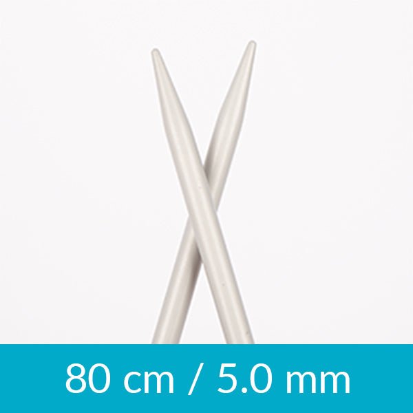 Aiguilles à tricoter circulaires DROPS 80 cm | taille 2,0 mm – 5,0 mm – disponibles chez Šarlotes audumi