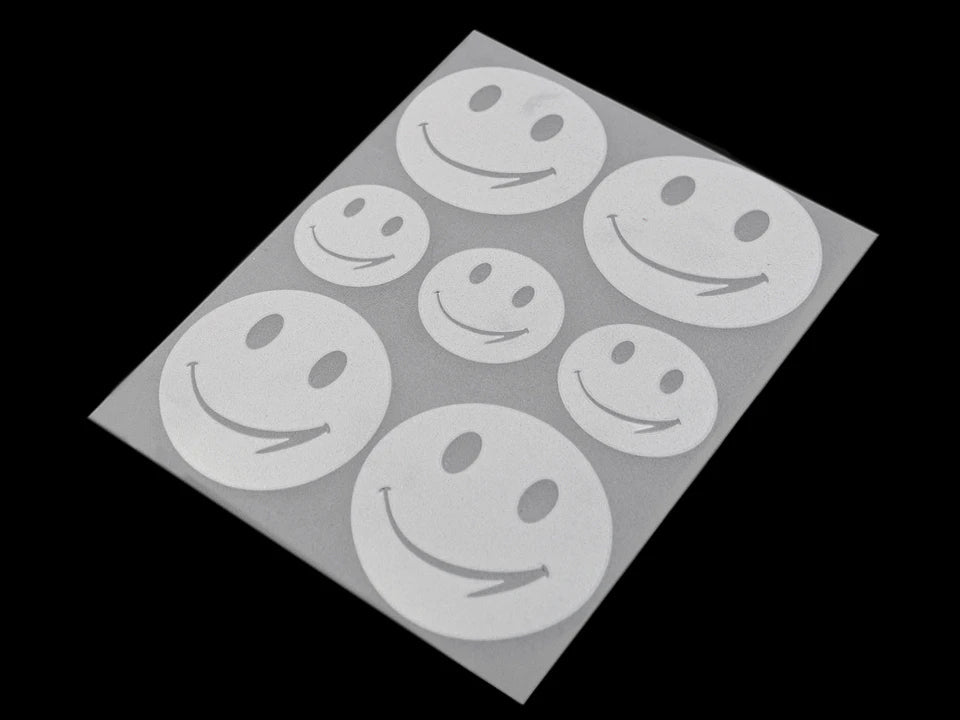 Réflecteur thermocollant - smileys