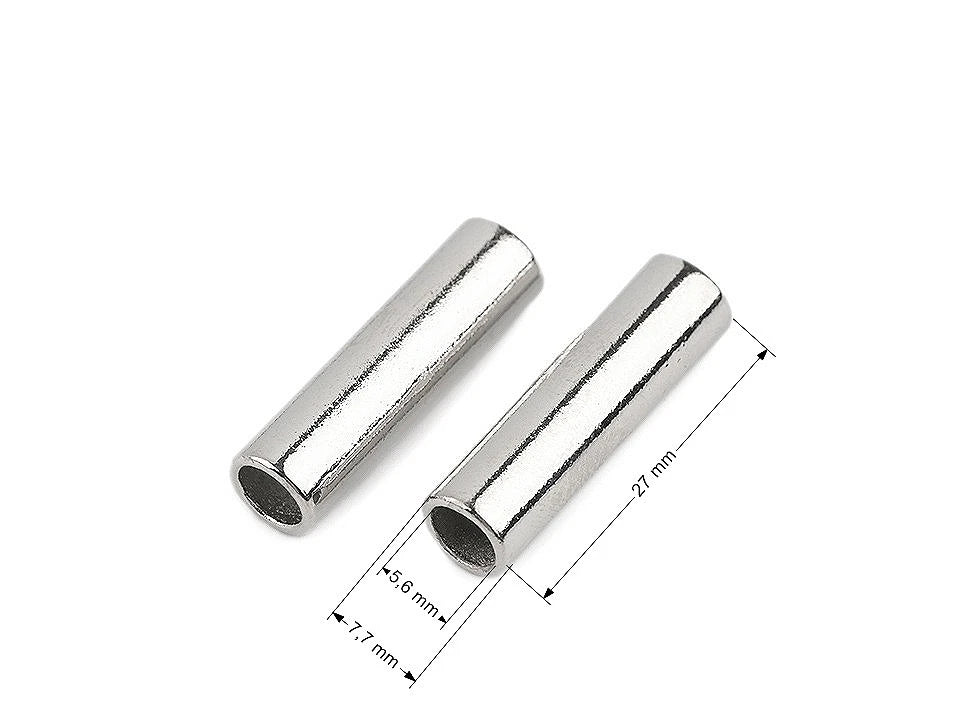 Embout métallique pour cordon Ø5.6 mm mm - doré (2 pcs par emballage)