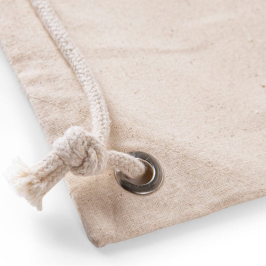 Image de sac à dos à cordon en coton naturel 140 g/m² 38 × 46 cm – disponible chez Šarlotes audumi