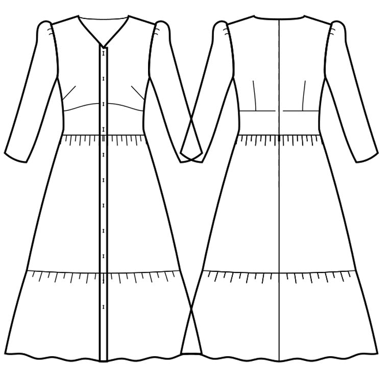 Digital sewing pattern-dress Luna