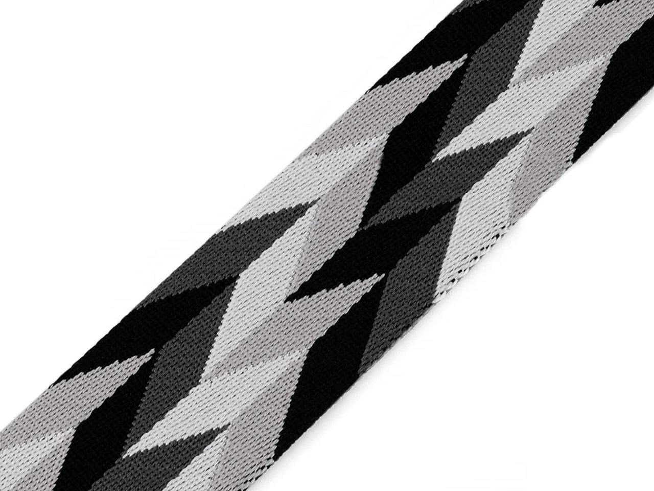 Image avec ruban tissé double (webbing) 50 mm – résistant, décoratif et polyvalent – disponible chez Šarlotes audumi