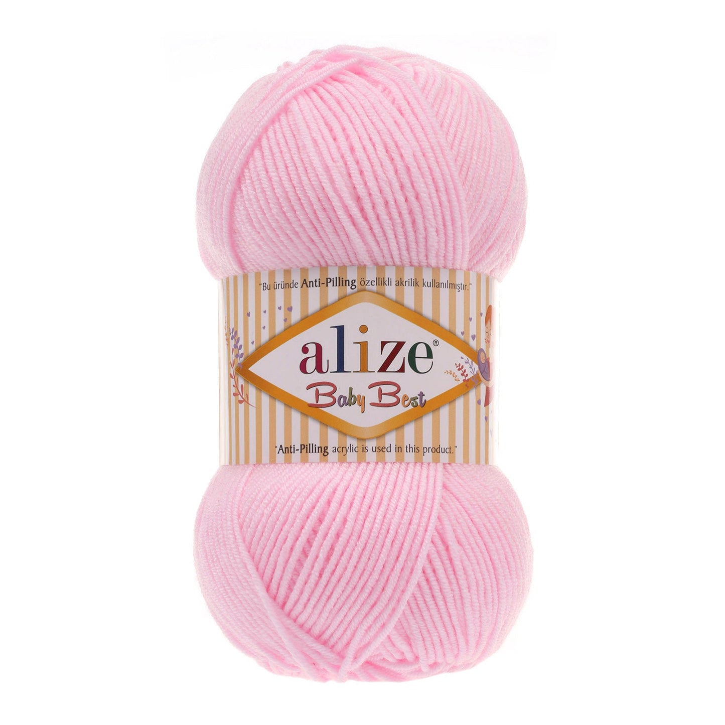 Image de fil Alize Baby Best - 100g / 240m – disponible chez Šarlotes audumi