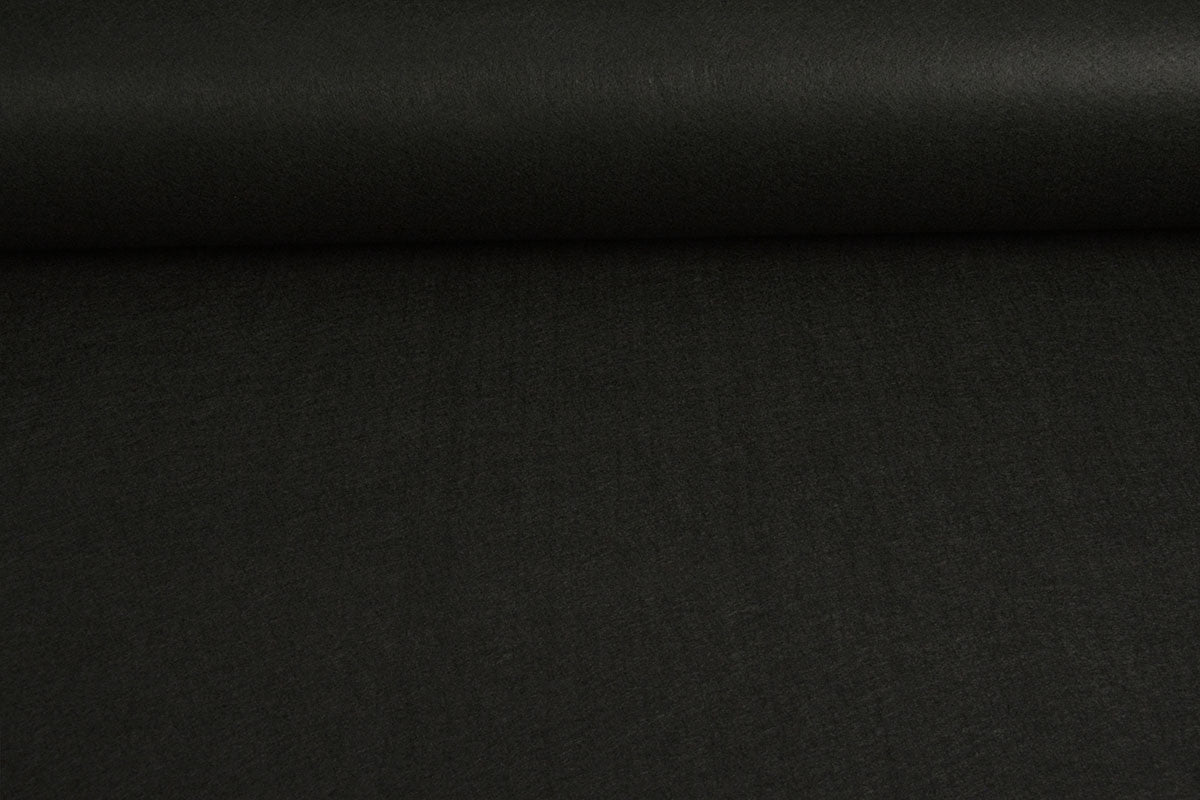 Feutre en rouleaux, 1 mm - noir 220 g/m²