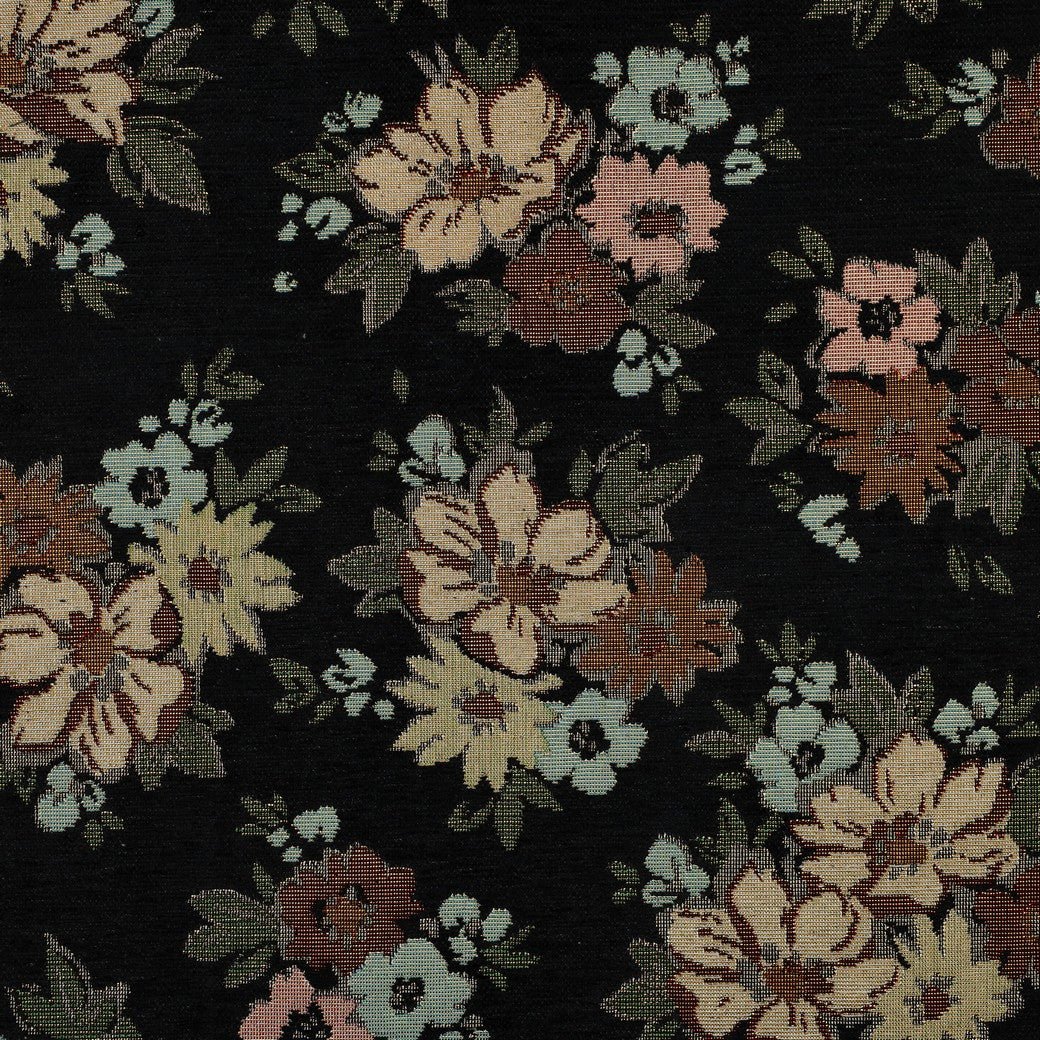 alt
Tapestry image - flowers with gold accents on black 420 g/m² – available at Charlotte Fabrics