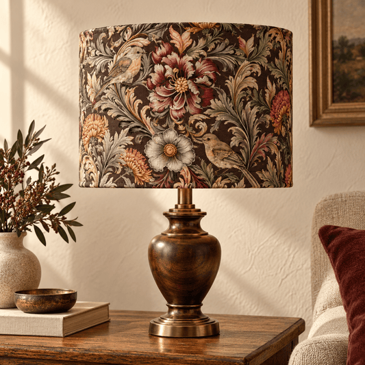 Image de la tapisserie « Oiseau parmi les fleurs » – disponible en ligne chez Šarlotes audumi