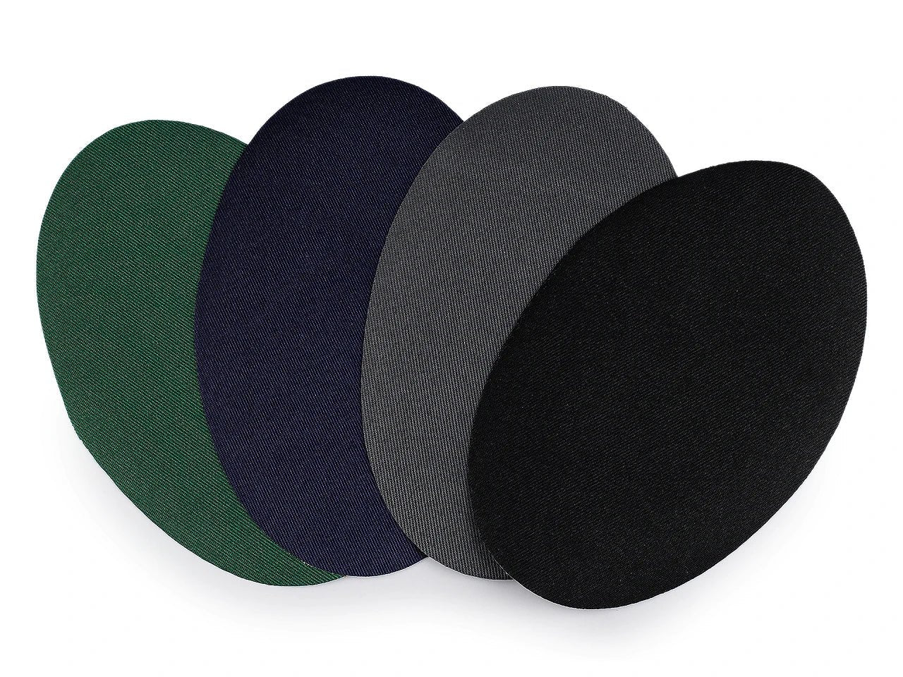 Iron-on oval patch 10x 15.5 cm| Pack: 2 pcs.| assorted colors
