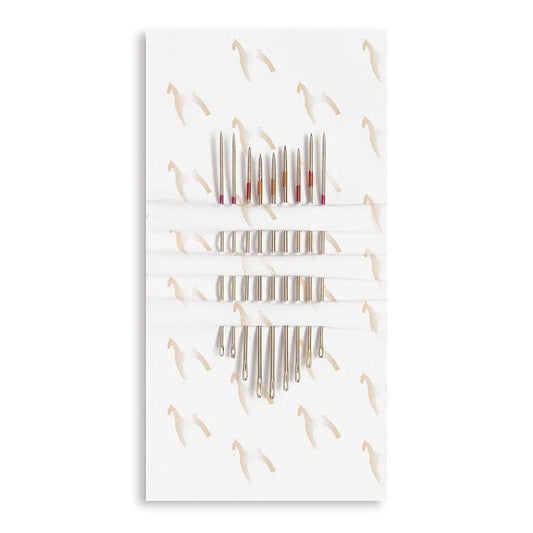 Image with Crewel embroidery needles No. 8–9–10 (9 pcs) Pony – available at Šarlotes audumi