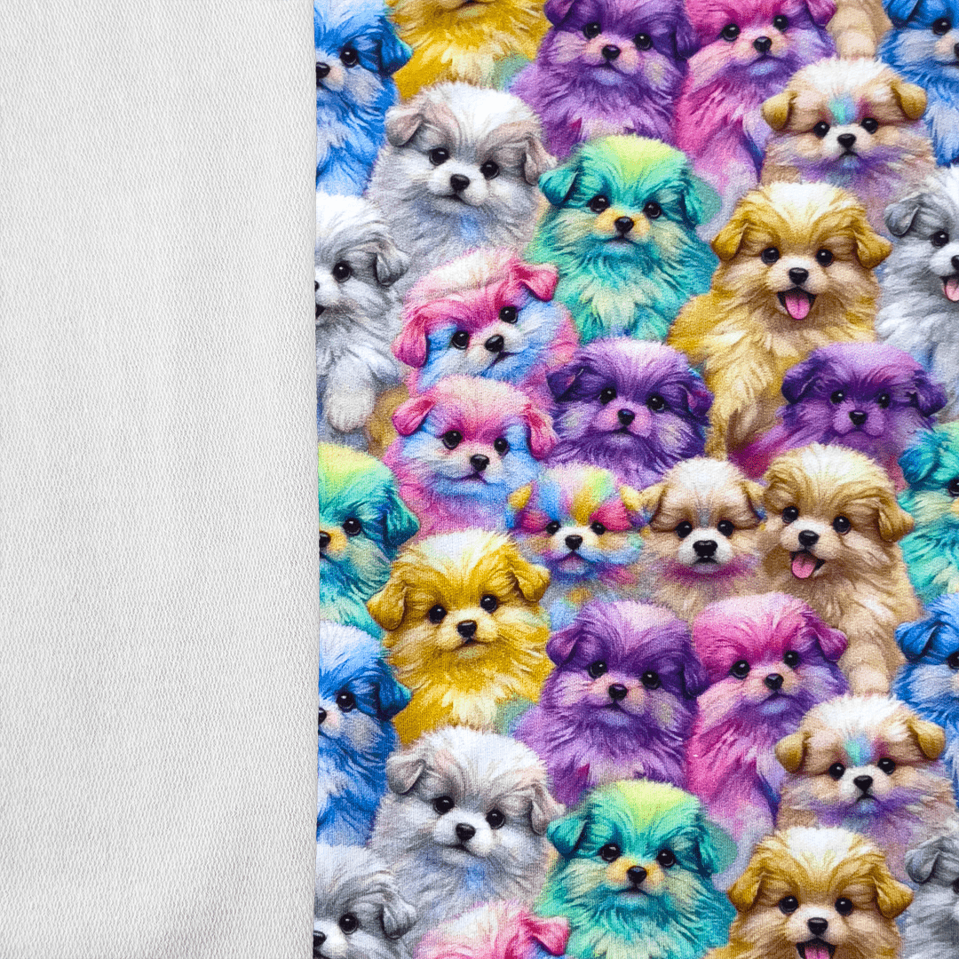 Jersey bouclette en coton - chiots 260 g/m²