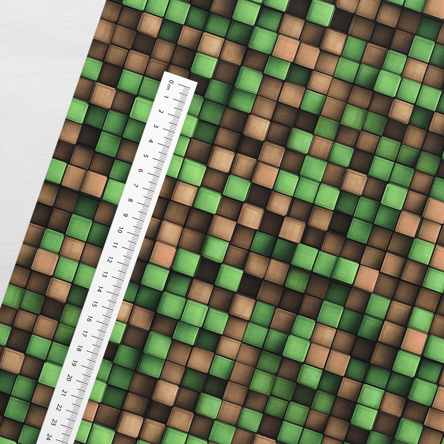 Image with cotton loopback knit - pixels 250 g/m² – available at Šarlotes audumi