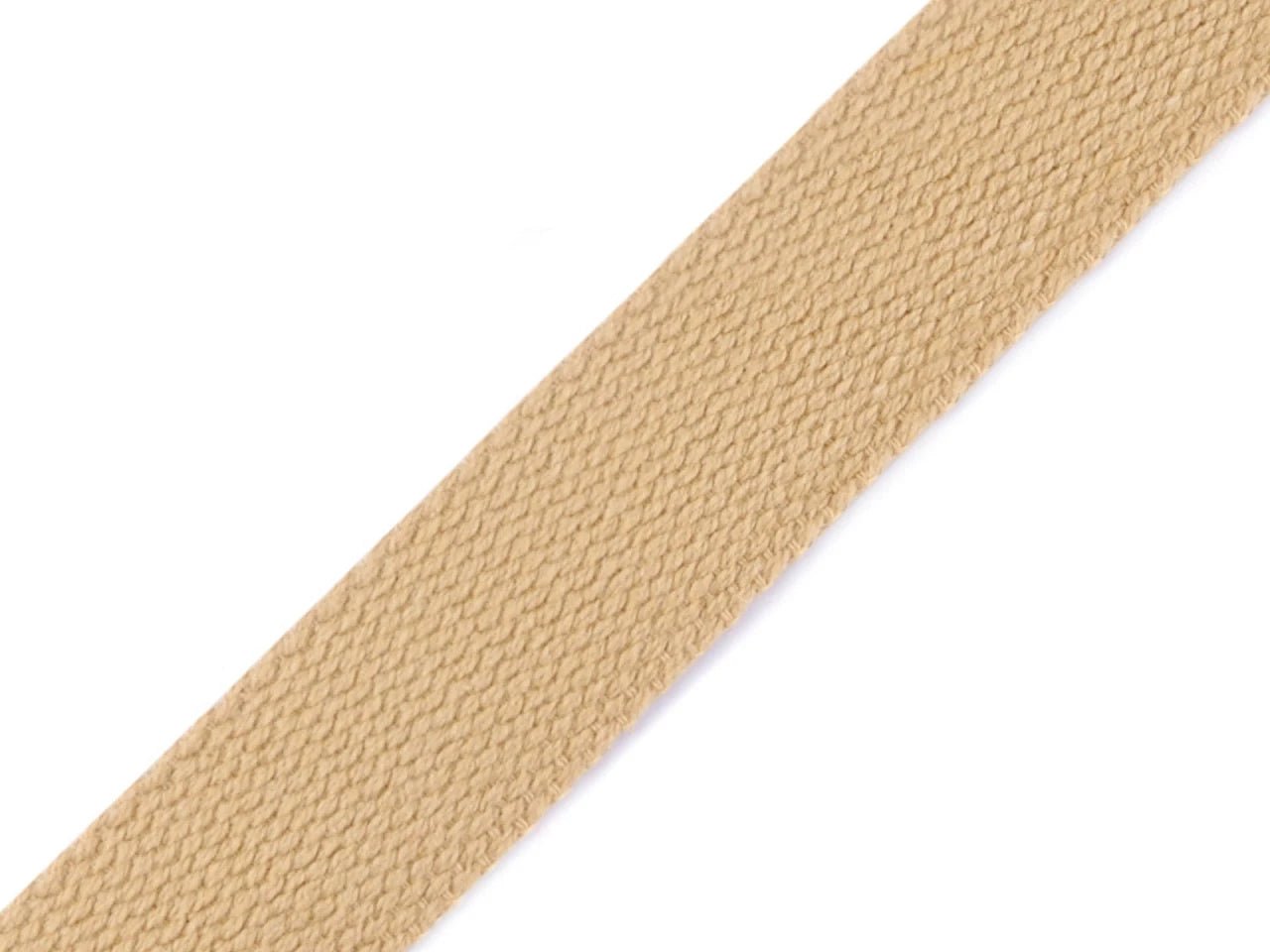 Bild mit Baumwollband 25 mm-beige – erhältlich bei Šarlotes audumi