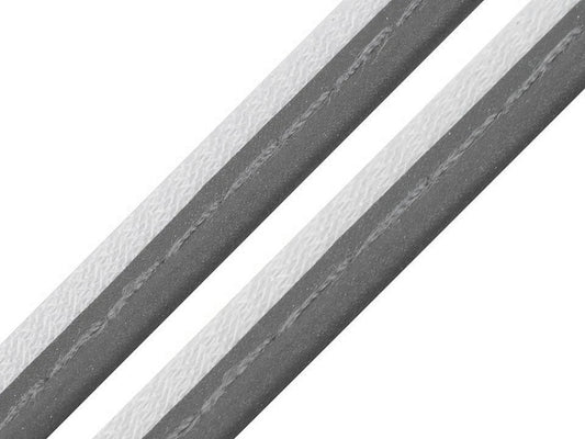 Image de ruban en coton, galon bordure avec cordon 10 mm - réfléchissant – disponible chez Šarlotes audumi