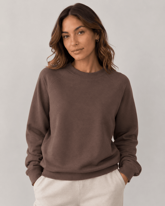 Image de tissu en maille matelassée en coton, brun cannelle – disponible en ligne chez Šarlotes audumi