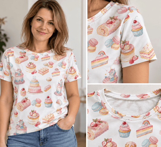 Image avec jersey en coton, doux instant – disponible en ligne chez Šarlotes audumi