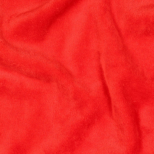 velours de coton rouge 250 g/m²