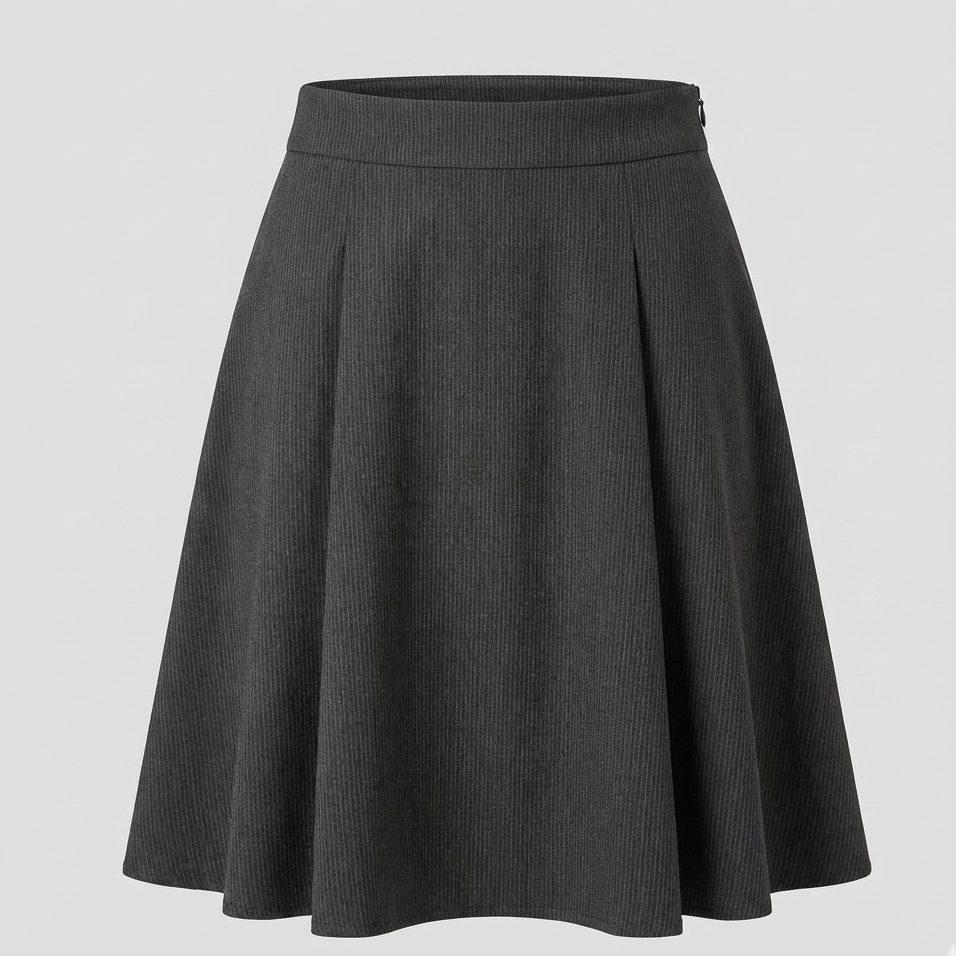 Image du tissu de costume à fine rayure lurex | gris | 195 g/m² | 145 cm – disponible chez Šarlotes audumi