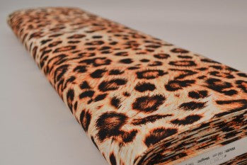 Lins ar kokvilnu-leoparda raksts 170 g/m²