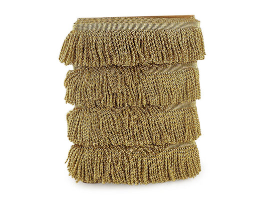 Image avec franges en lurex, 80 mm – disponible en ligne chez Šarlotes audumi