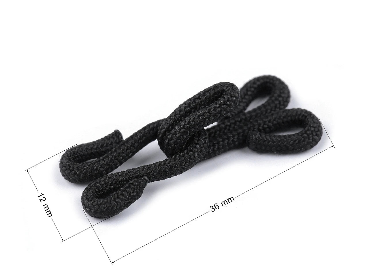 Image avec crochet et boucle en métal recouvert 20 mm, 5 paires | tons assortis – disponible chez Šarlotes audumi