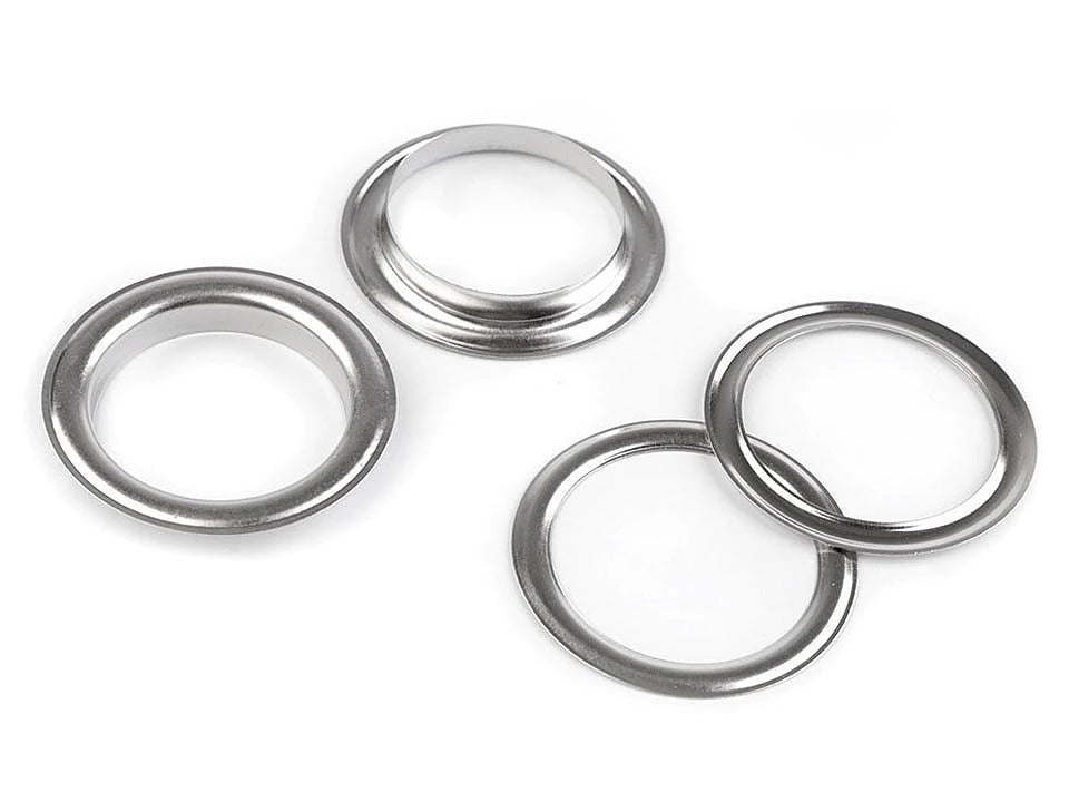 Image de anneaux métalliques, Luversi diamètre intérieur Ø35 mm | 10 pcs | tons variés – disponible chez Šarlotes audumi