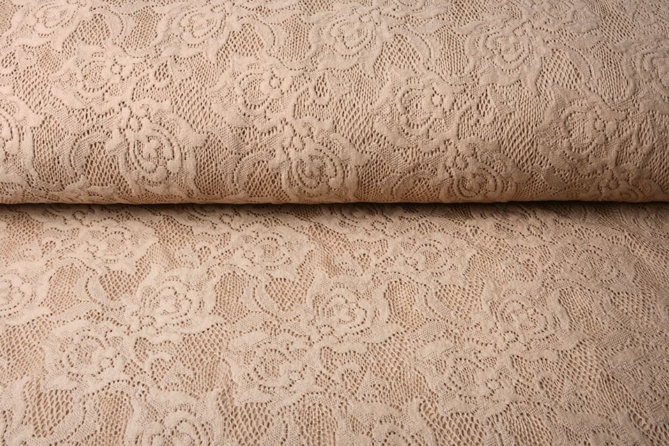 lace fabric - powder pink 220 g/m²