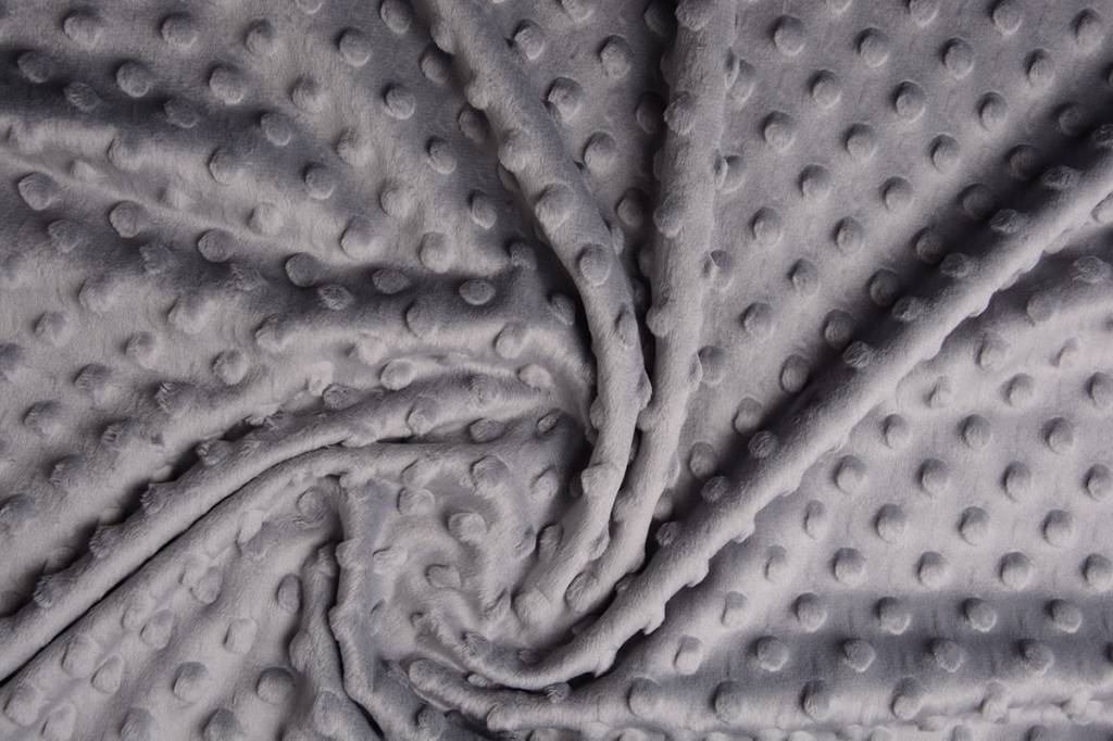 Minky fleece - dark grey 260 g/m²