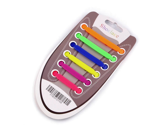 Lacets en silicone sans nœuds | de différentes couleurs
