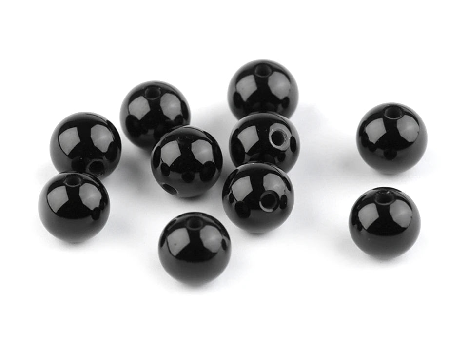 Perles d’onyx Ø6 mm |10 pièces.