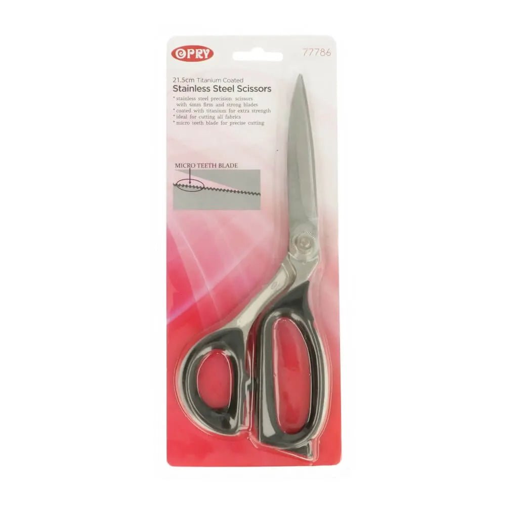 Image of OPRY scissors with titanium coating – 22.5 cm | Professional sewing scissors – available at Charlotte Fabrics