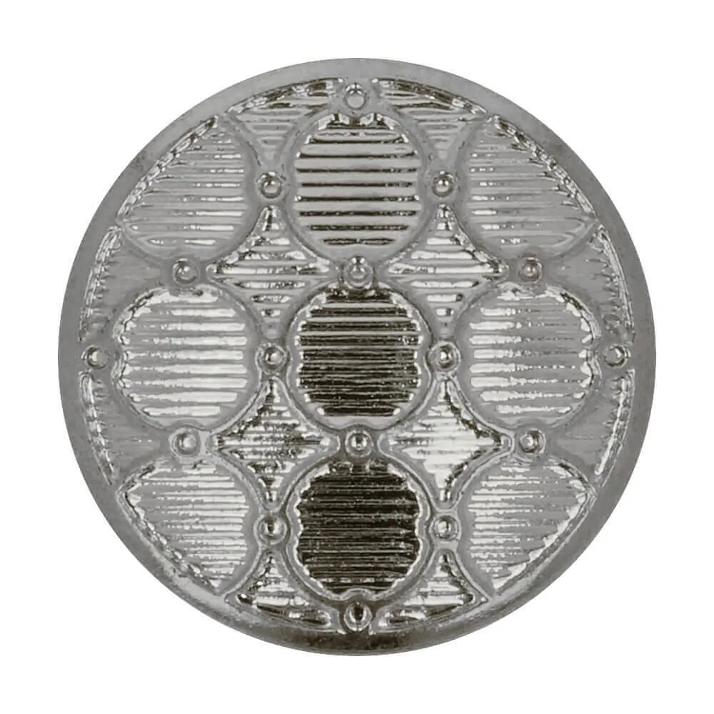 Bouton à queue 15 mm, argenté – disponible chez Šarlotes audumi
