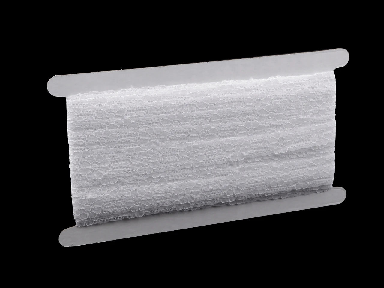 Dentelle en polyamide - 1,8 cm blanche