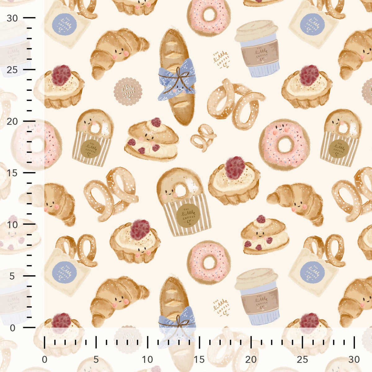 Image d’un tissu premium 100 % coton, à Paris – disponible en ligne chez Charlotte Tissus