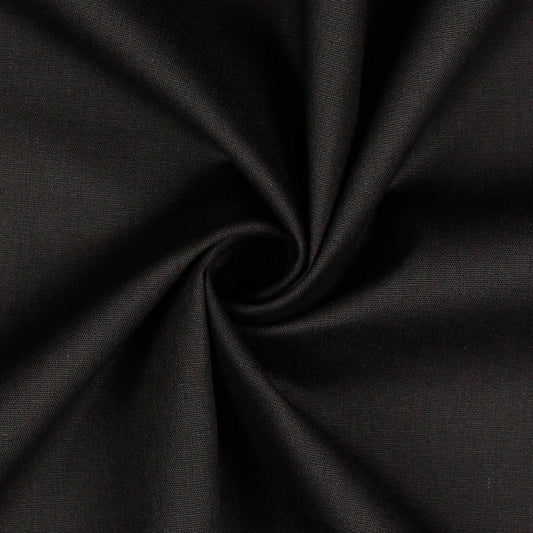 Tissu premium 100 % coton - brun chocolat 125 g/m²
