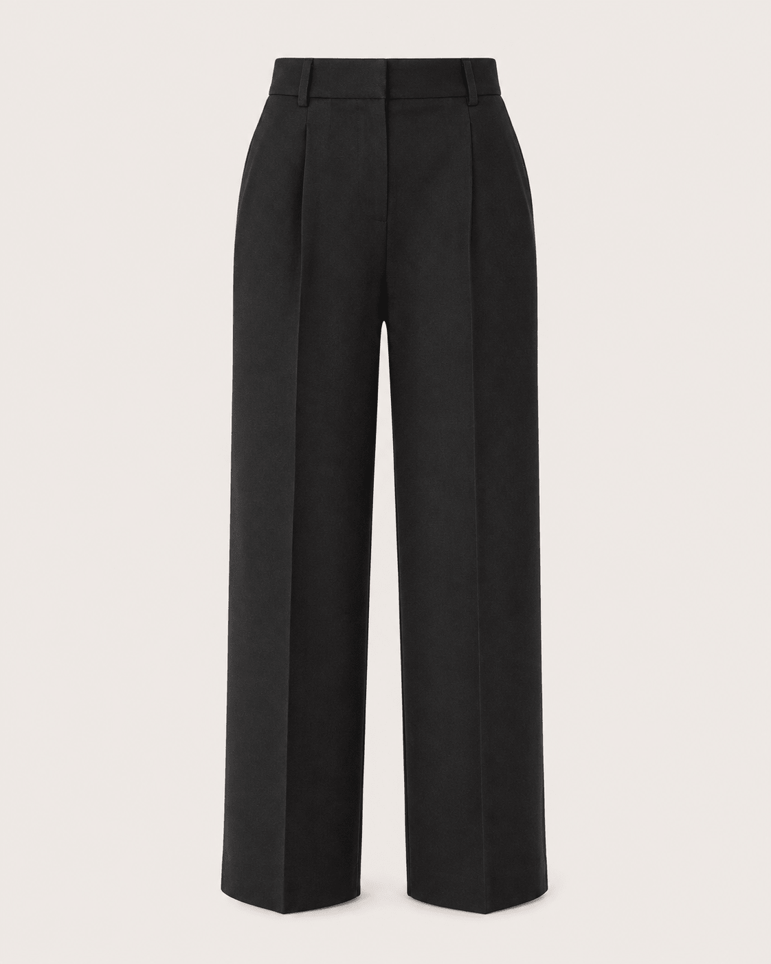 Image du tissu en laine mérinos premium noir – disponible en ligne chez Šarlotes audumi